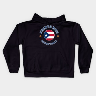 Puerto Rico Basketball Kids Hoodie